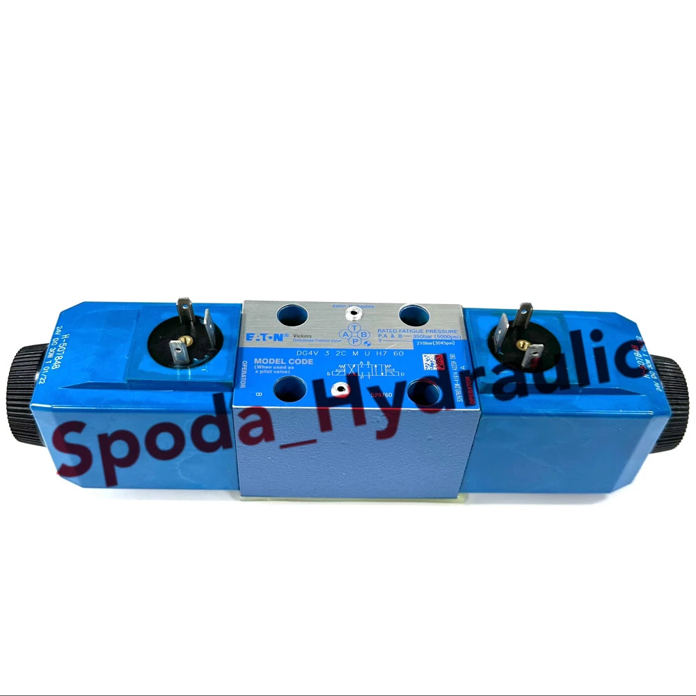 529760 Vickers 유압 솔레노이드 밸브 DG4V-3-2C-M-U-H7-60 DG4V32CMUH760