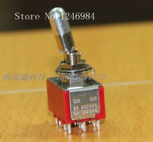 SA T8401-LKBQ 잠금 토글 스위치 Q11 델리 웨이 12 피트 4 연동 실수 방지 트렌치 2 개 M6.35 넥 잠금개