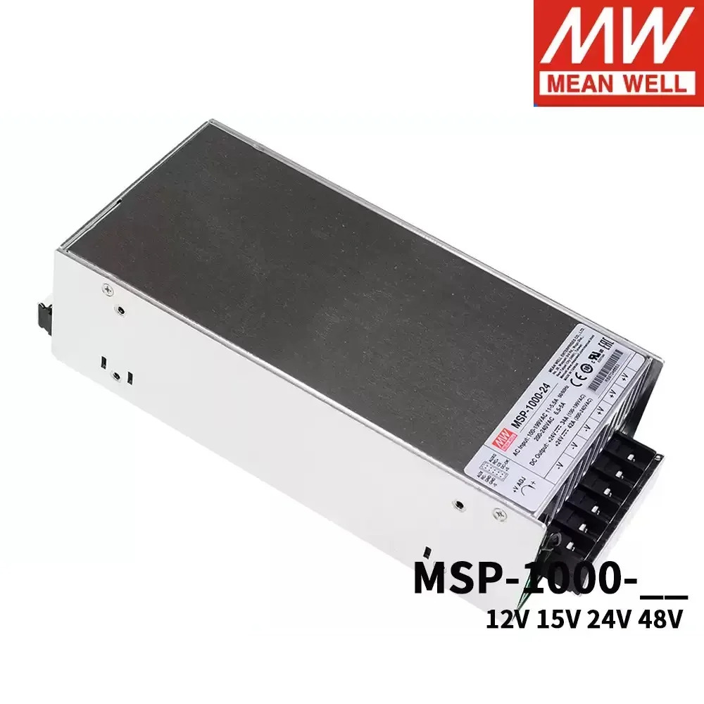 MEAN WELL MSP-1000 MSP-1000-12 MSP-1000-15 MSP-1000-24 MSP-1000-48 저누설 전류 PFC 원격 제어 공급 장치