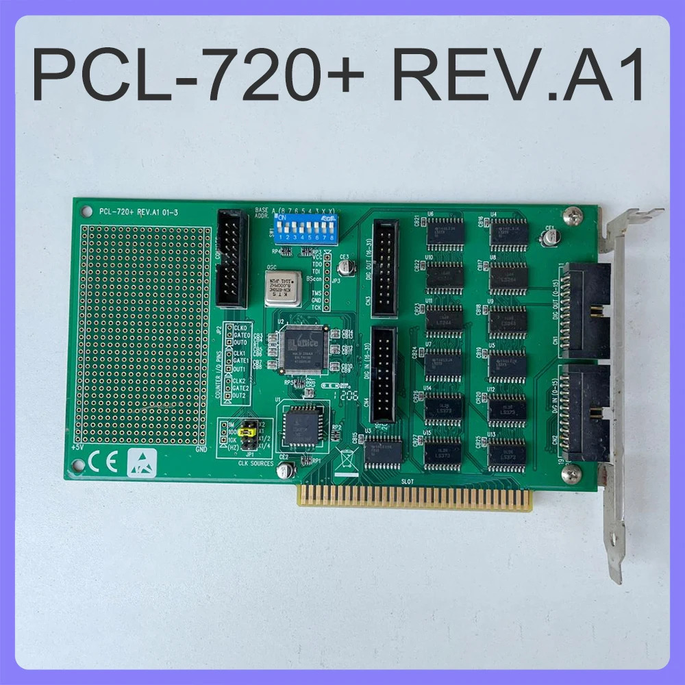 I/O 카운트 카드 ISA 비절연 64채널 디지털 IO 카드어드밴텍 PCL-720 REV.A1용