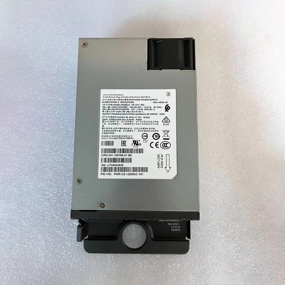 CISCO 9200 스위치 전원 모듈 PWR-C5-125WAC 341-100786-01
