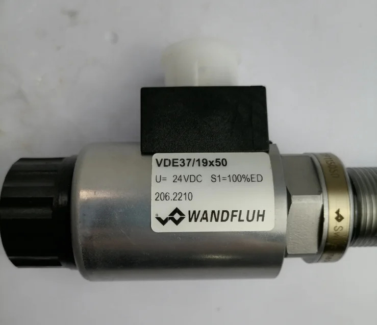 WANDFLUH 유압 전자기 릴리프 밸브 SDSPM22-BA-G24/KD35 SDSPM22-BA-G24/VD VDE37/19X50 24VDC SDSPM22-AB-G24/VD