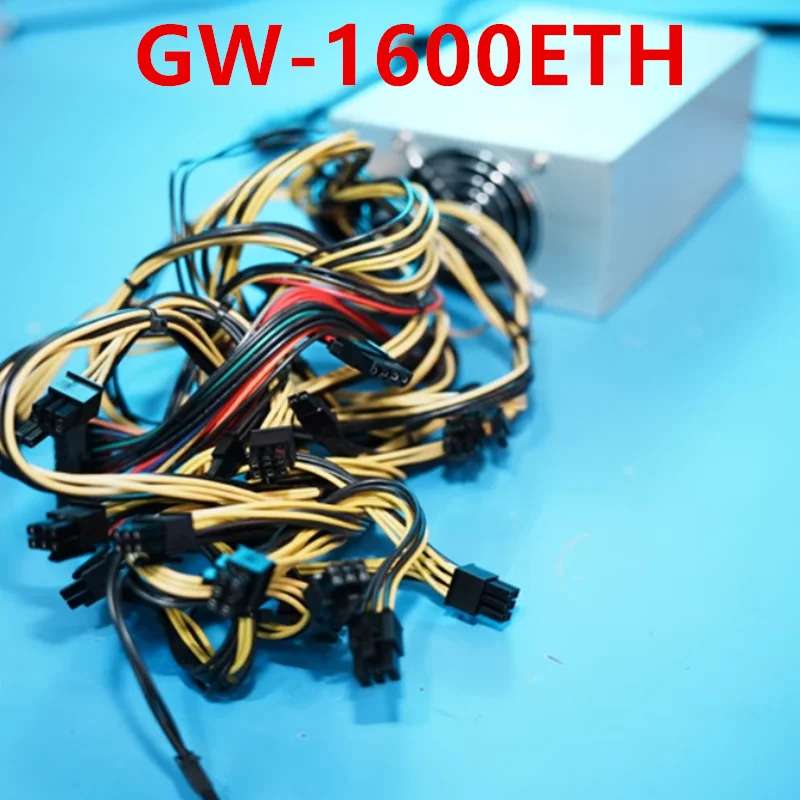 만리장성 1600W 전원공급장치 GW-1600ETH새 원본 PSU