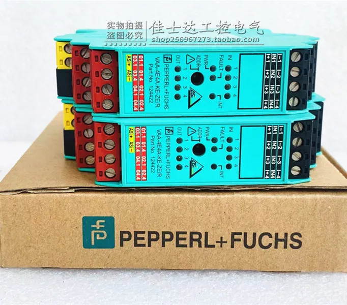 오리지널 Pepperl Fuchs 모듈 P F 안전 컨트롤러 VAA-4E4A-KE-ZE/R