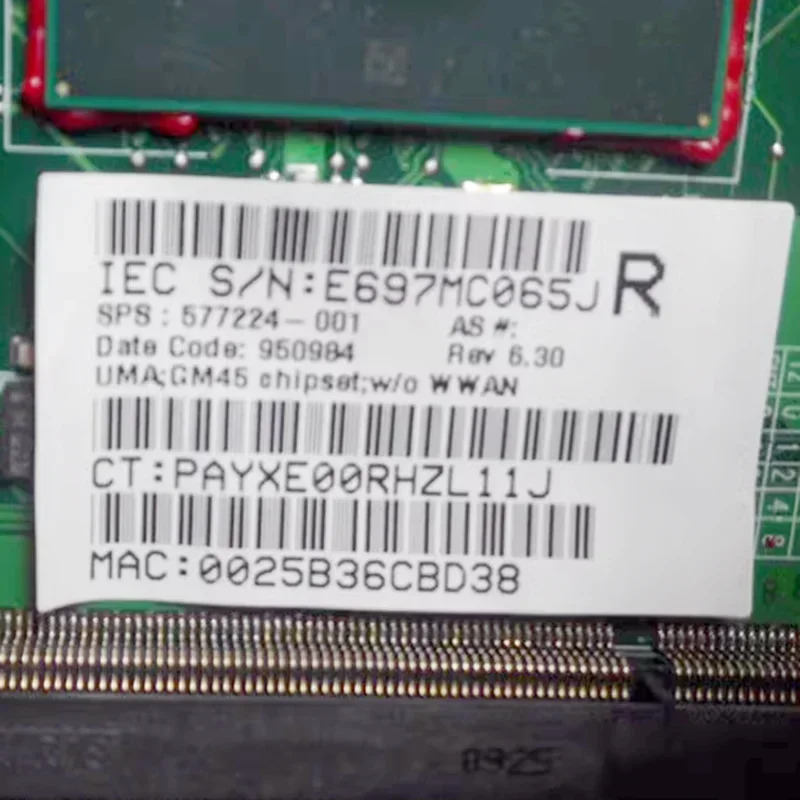 577224 -001 hp호환 4310S 4311S 마더보드 DDR3 메인보드완전 작동 리퍼