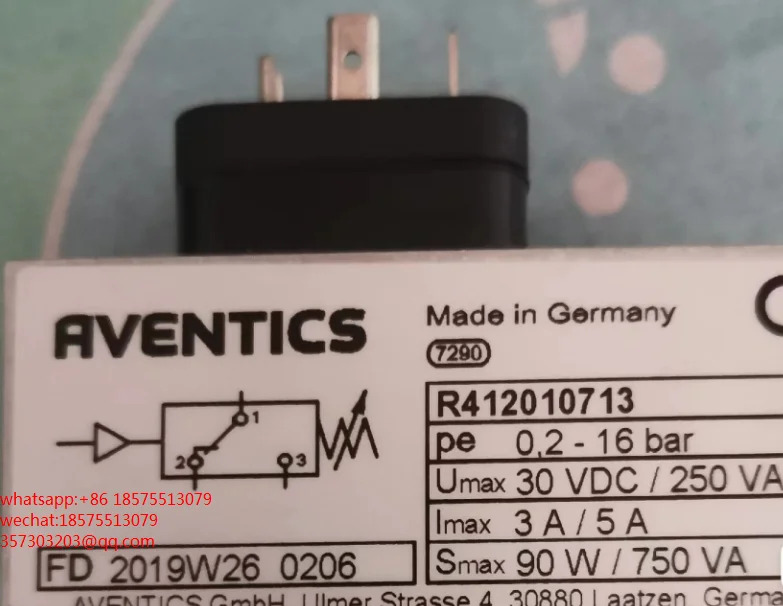 ENTICS 압력 스위치 포트 G1/4 Mpm 전기