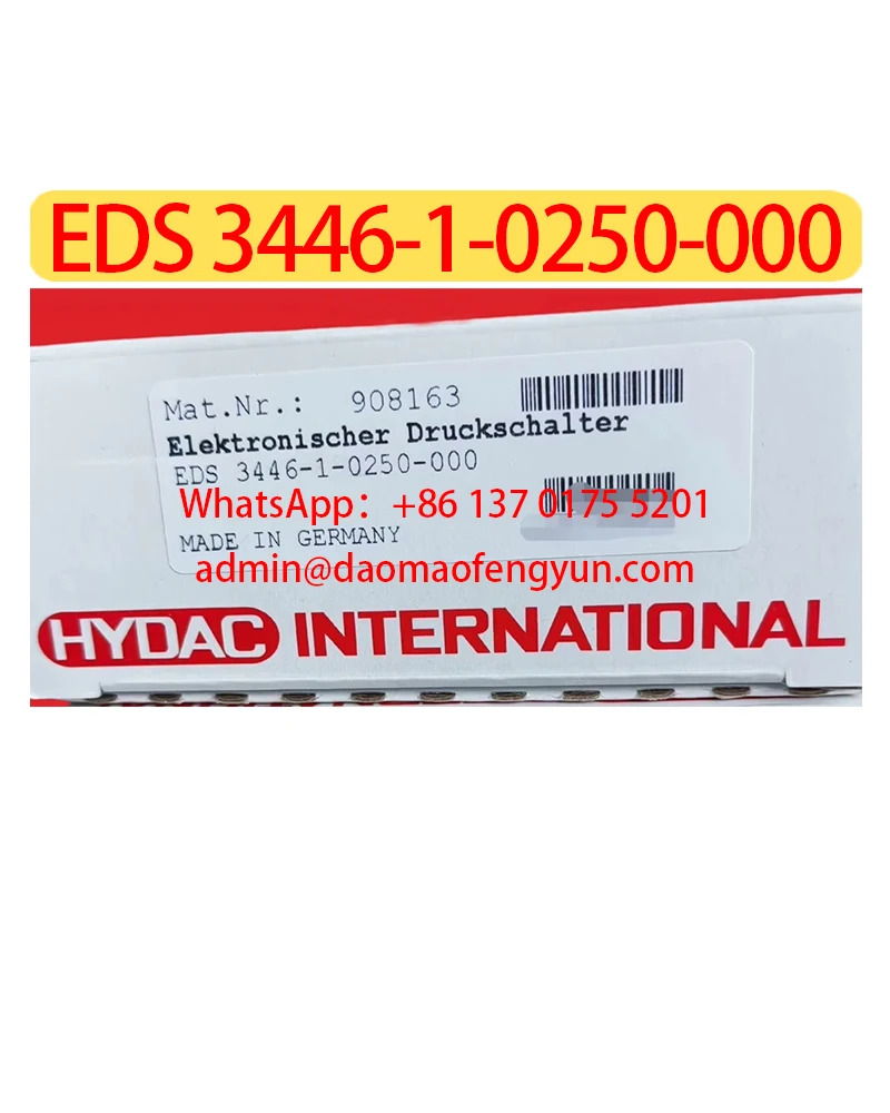 EDS 3446-1-0250-000 새 압력센서 3446 1 0250 000