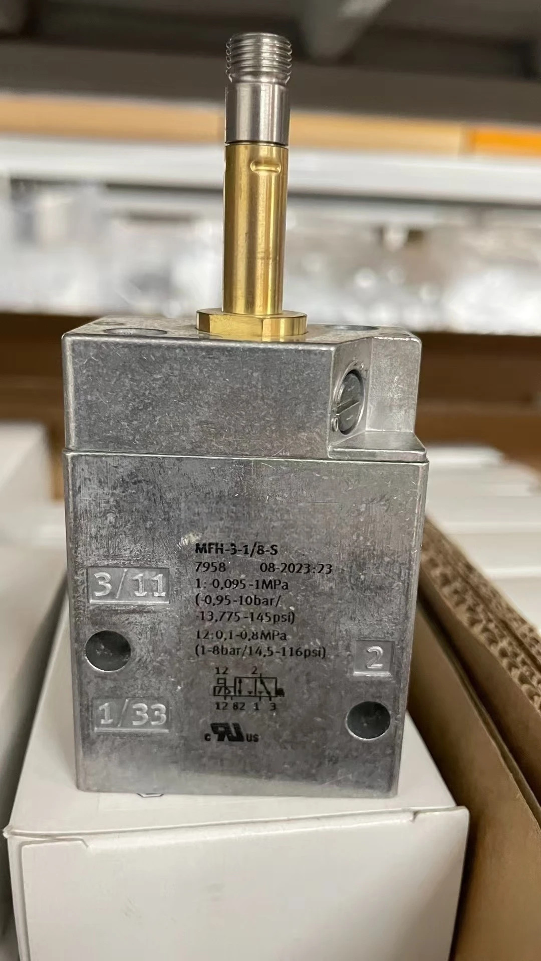 솔레노이드 밸브 MFH-3-1/8 7802 MFH-3-1/8-EX 535897 MFH-3-1/8-S 7958 MFH-3-1/8-SEU 11121 MFH-3-1/8-S-EX 535