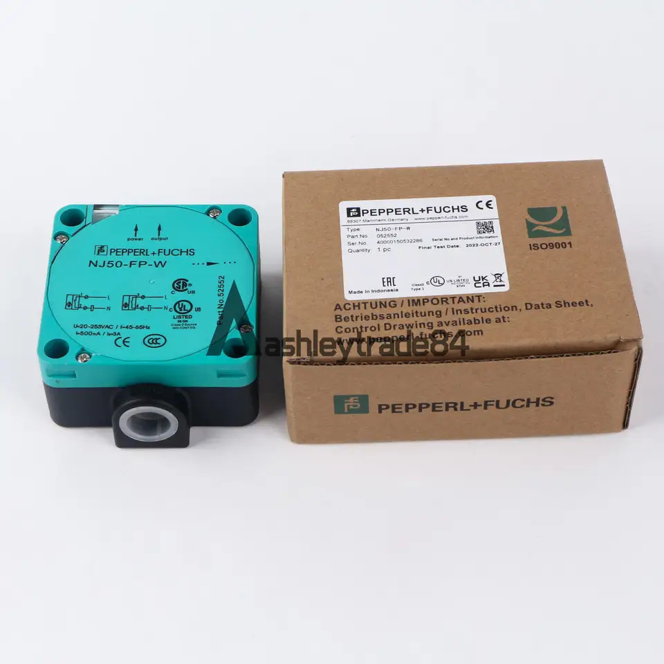 Pepperl Fuchs NJ50-FP-W Induktiver 센서 신
