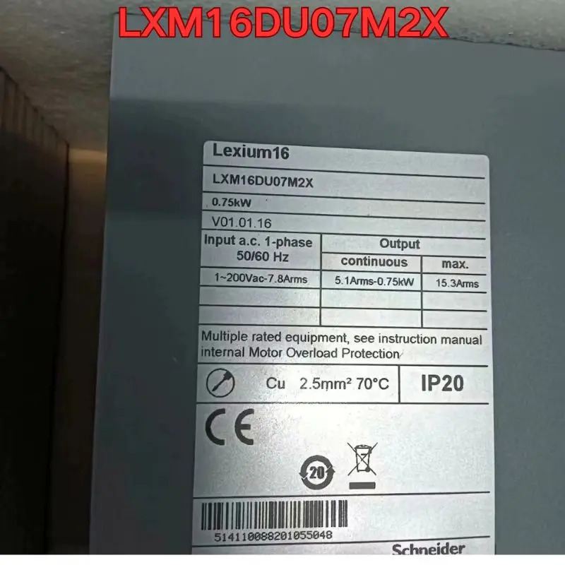 오리지널 서보 드라이브 LXM16DU07M2X 신