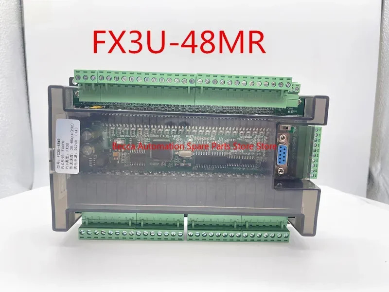 고속 FX3U-48MR/48MT 24입력 24출력 6개 아날로그 입력 2개 출력 산업제어 보드 RTU CAN 통신 포함
