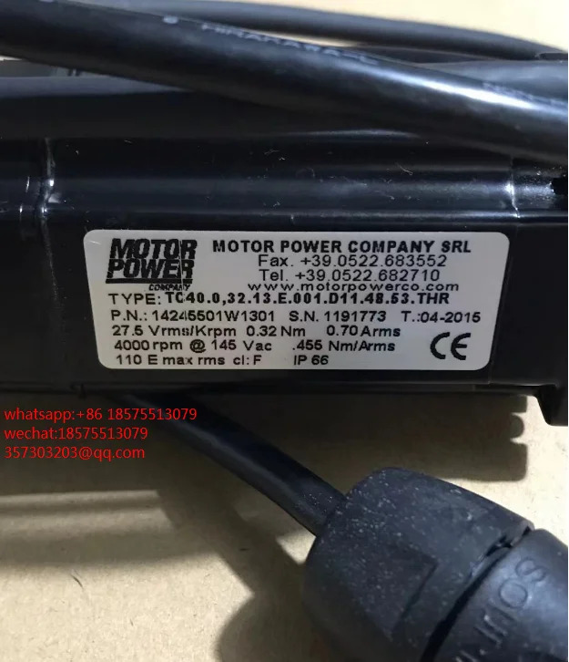 TC40.0 32.13.E. 001. D11.48.53 THR 1191773 모터 파워 14245501W1301신