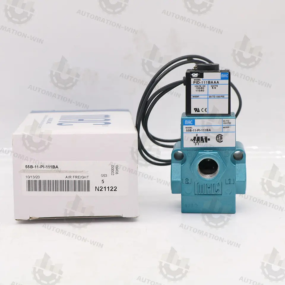 솔레노이드 밸브 55B-11-PI-111BA 110-120V 50Hz 60Hz 6.8W신