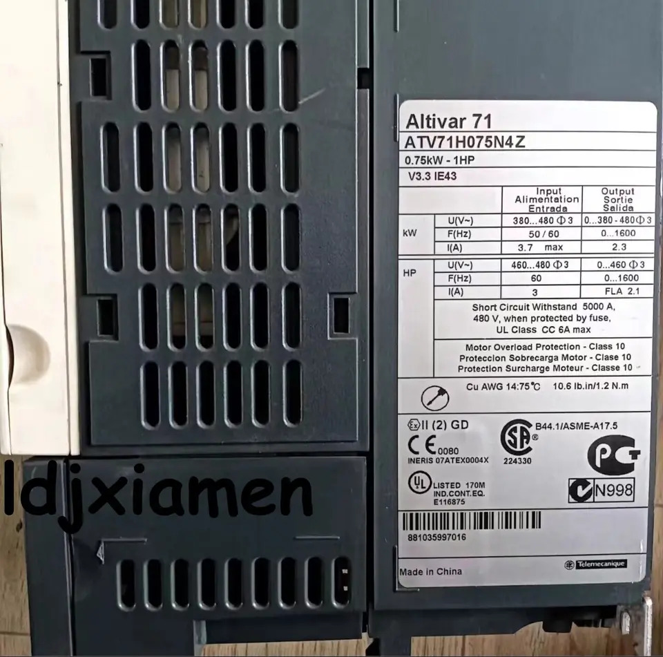 슈나이더 주파수 변환기 ATV71H075N4Z 0.75KW 380V GOOD 1