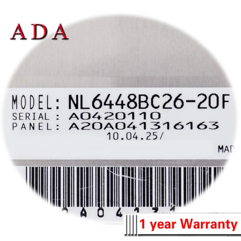 NEC NL6448BC26-20F LCD 디스플레이 패널 신 오리지널