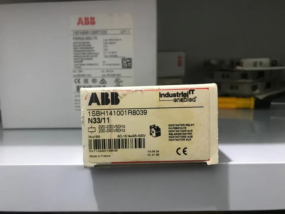 오리지널 ABB 접촉기 릴레이 N33 11 230V 690V 신