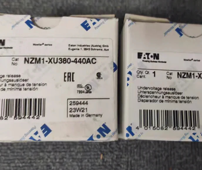 EATON MCCB 저전압 코일 NZM1-XU380-440AC 신