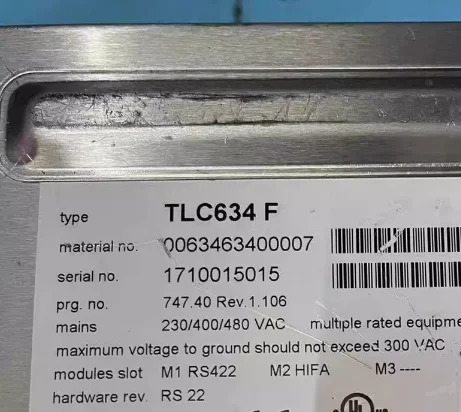 TLC634F FX5U-32MT/ESS 150-C60NBR Ser B 150-C60NBD SER W7751H2009 060N1053