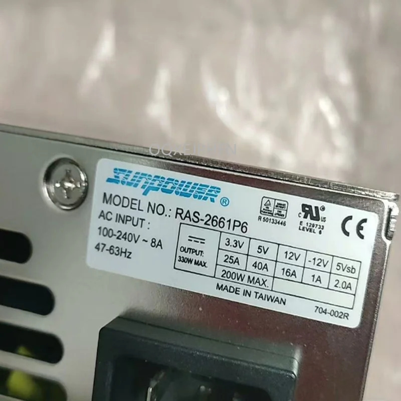 SUNPOWER 전원공급장치 RAS-2661P6새 원본 PSU