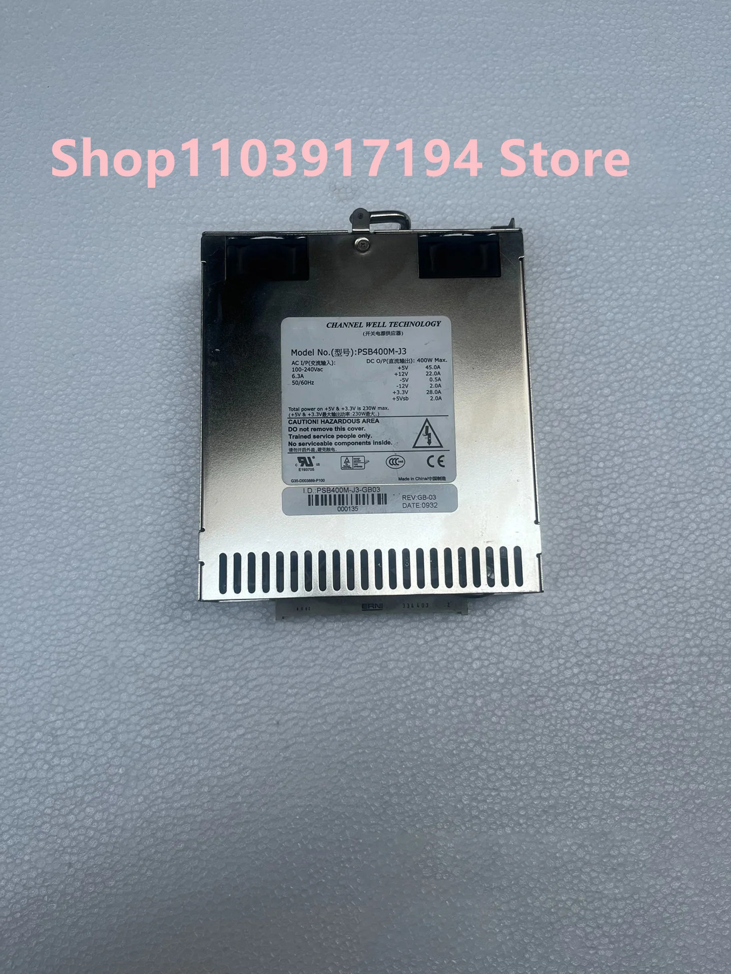 CWT PSB350M-J3 PSB400M-J3 산업컴퓨터 전원공급장치 장비 기계