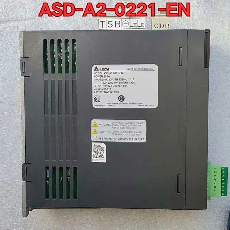 리퍼 서보 드라이브 ASD-A2-0221-EN 머신 완료