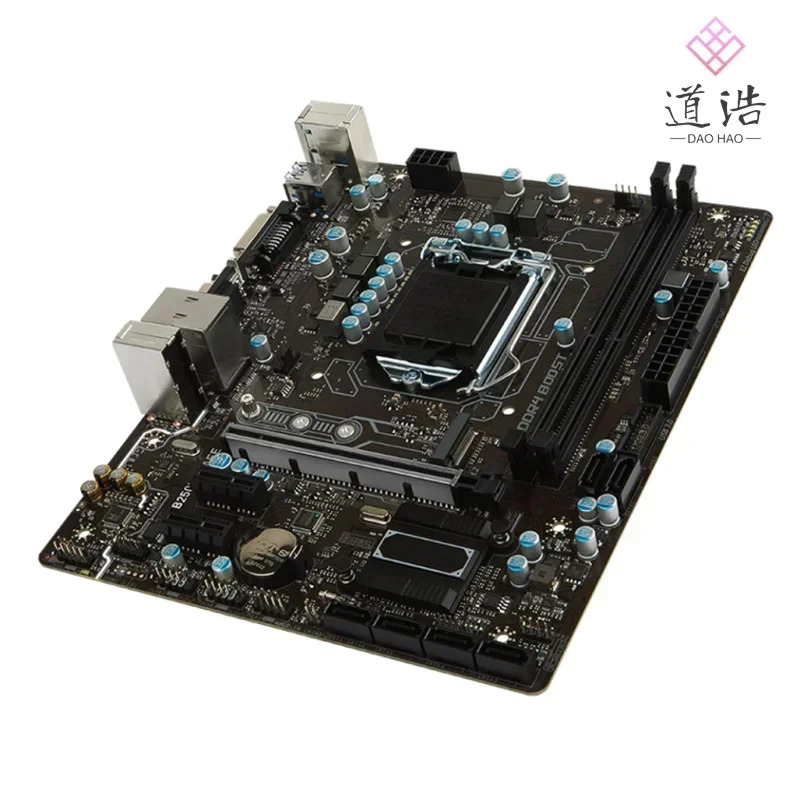 B250M ICAFE 마더보드32GB M.2 LGA 1151 DDR4 마이크로 B250 메인보드 완전 작동 리퍼