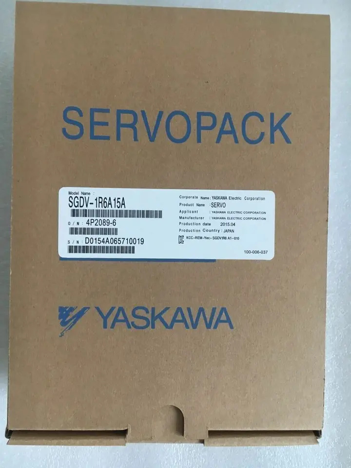 YASKAWA SGDV-1R6A15A 서보 드라이브 SGDV1R6A15A 신형 1PC