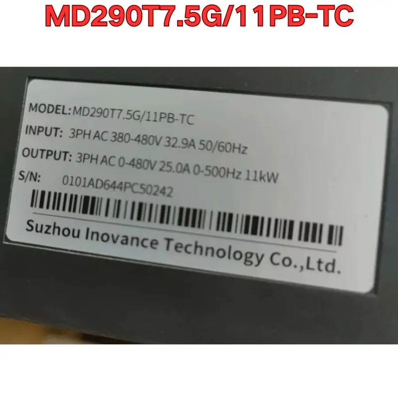 리퍼 인버터 기능 정상 MD290T7.5G 11PB-TC