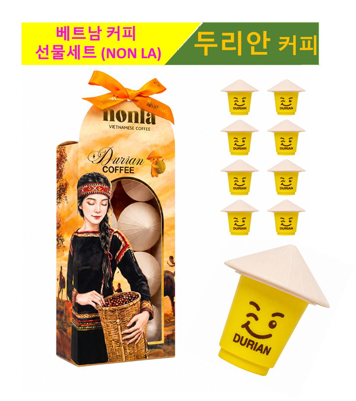 베트남커피 선물 세트 두리안 커피 카페라떼 인스턴트 NON LA - 상품 이미지