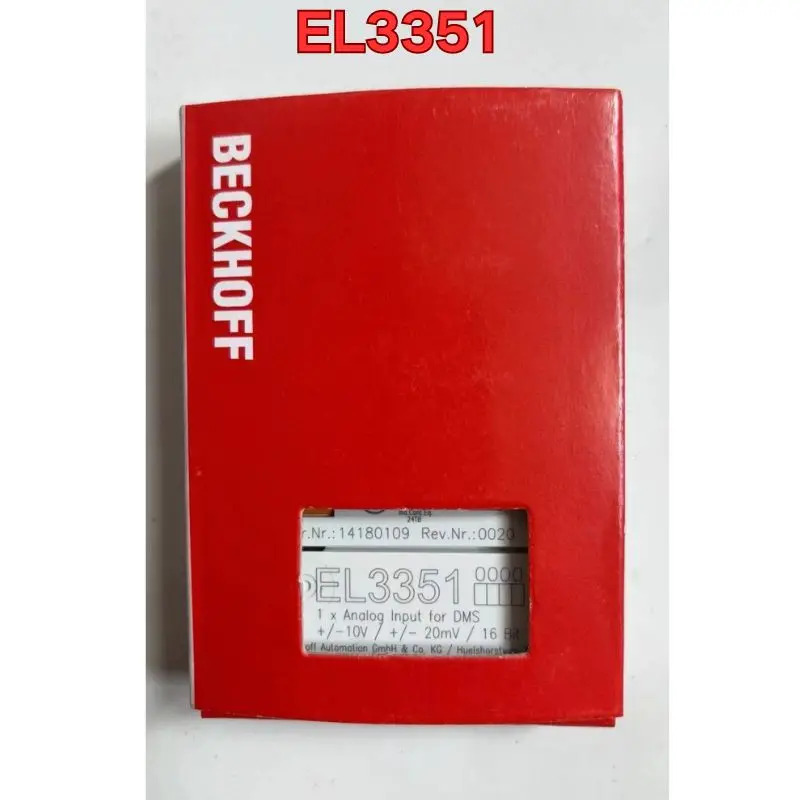 Beckhoff 모듈 EL3351 신