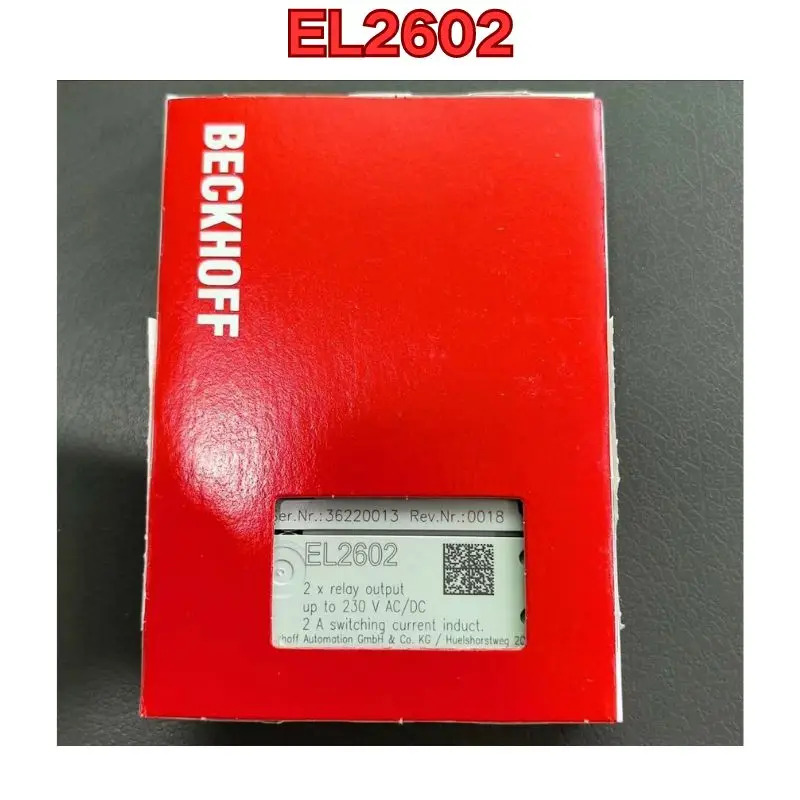 Beckhoff 모듈 EL2602 신