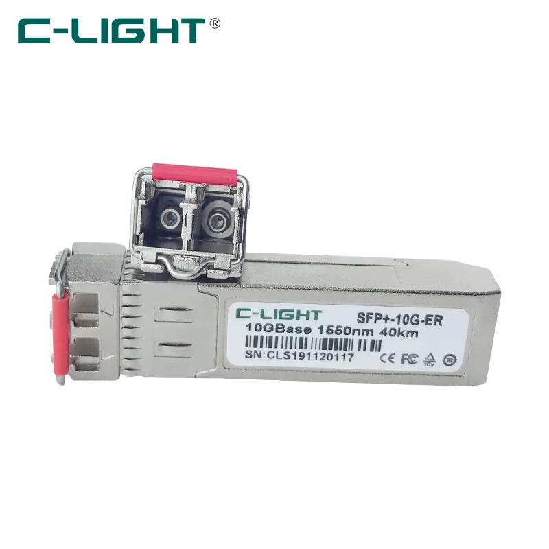 C-LIGHT CLSFPP1510GER Aruba 네트워크와 호환 SFP-10G-ER 10GBase SFP  트랜시버 SMF 1550nm 40km LC DOM