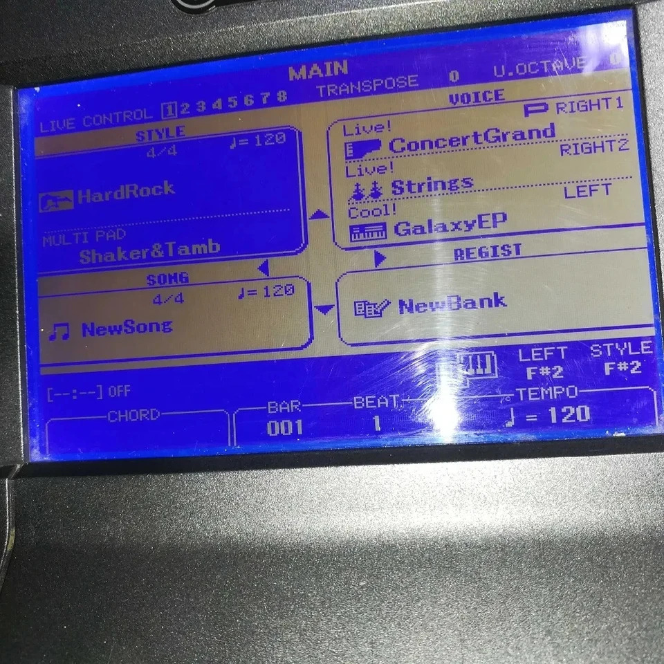 PSR-S550 PSR-S500 LCD 디스플레이 스크린 패널 PSR-S650 PSR-S670 MM6 H3574 YD 야마하호환 교체품