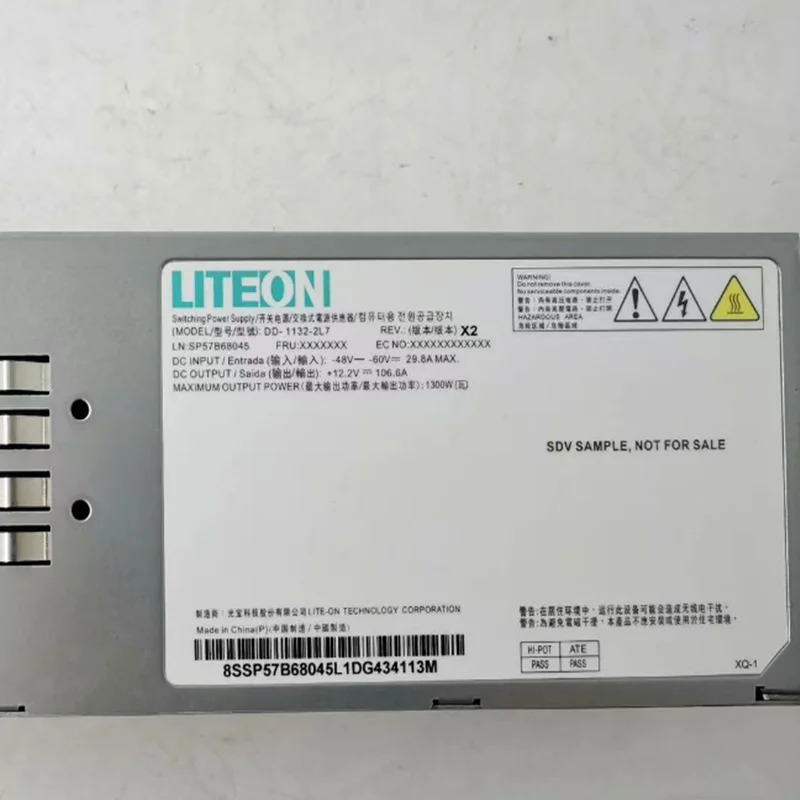 LITEON 12.2V106.6A DC 1300W 전원공급장치 DD-1132-2L7 새