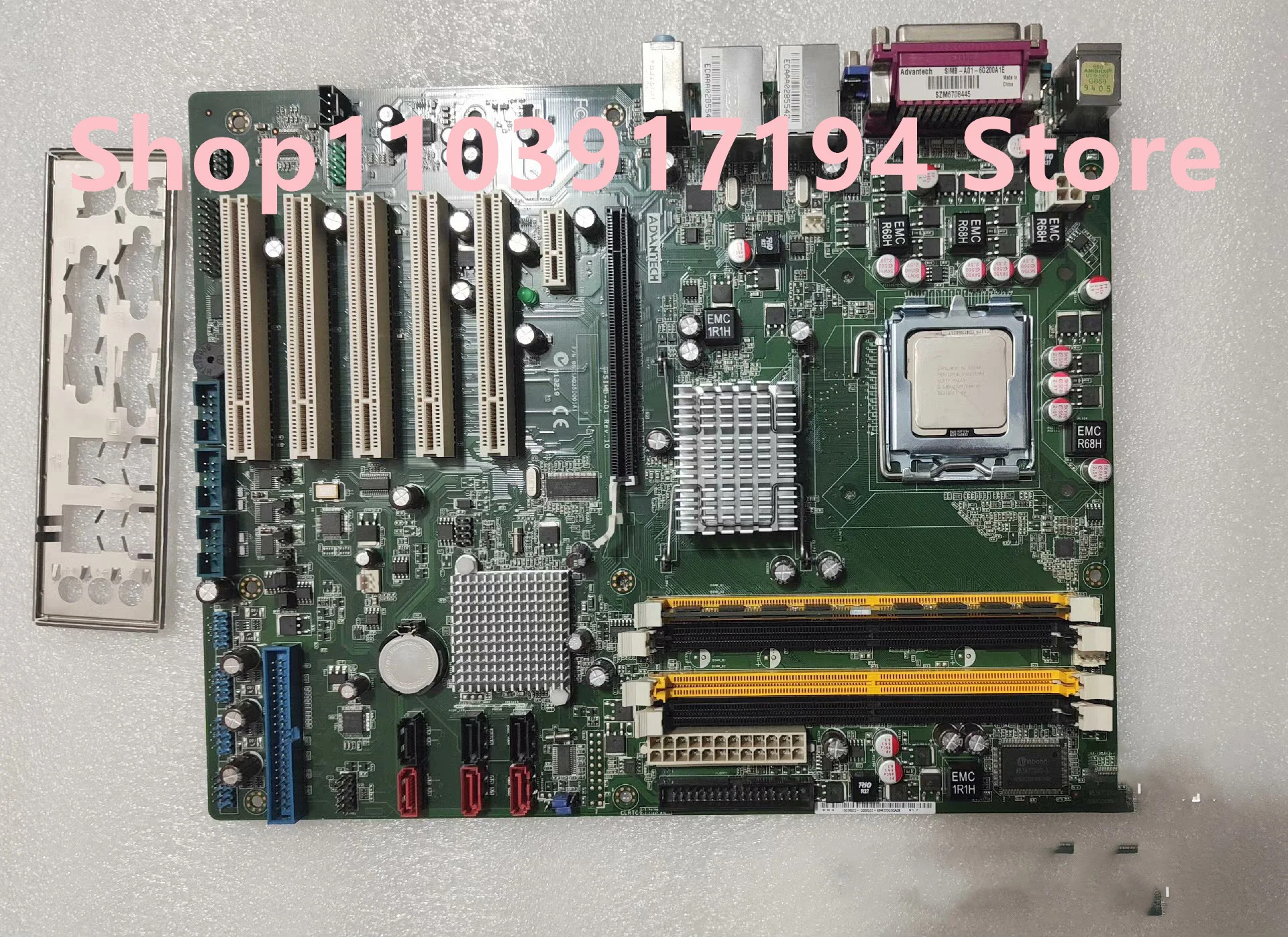 Advantech SIMB-A01 산업제어 마더보드 더블 기가비트 네트워크 포트 SIMB-A01-6G200A