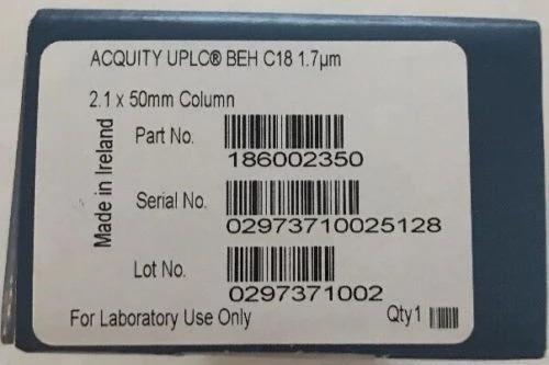 워터스 UPLC 럼 186002350 BEH C18 2.1x50mm 1.7u