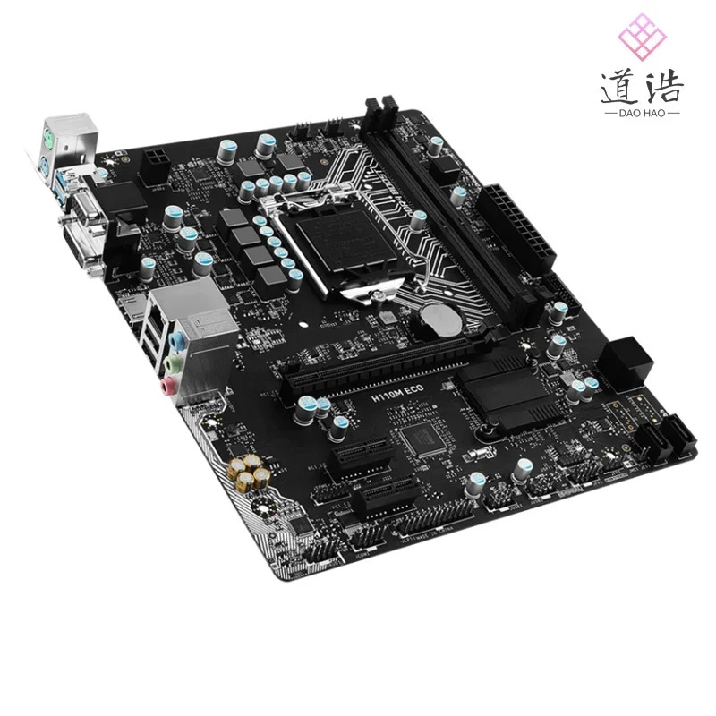H110M ECO 마더보드32GB HDMI USB3.1 USB2.0 LGA 1151 DDR4 마이크로 H110 메인보드 완전 작동 리퍼