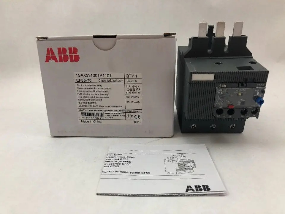 ABB EF 전과부하 릴레이 EF65-70 신