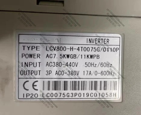 주파수 변환기 V800-B LCV800-H-4T0075G/0110P 3상 380V 7.5KW 리퍼 완료 OK