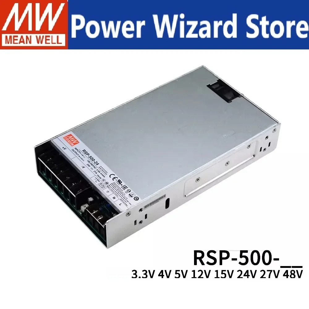 MEAN WELL RSP-500 RSP-500-5 5V 90A 500W 단일 출력 전원공급장치