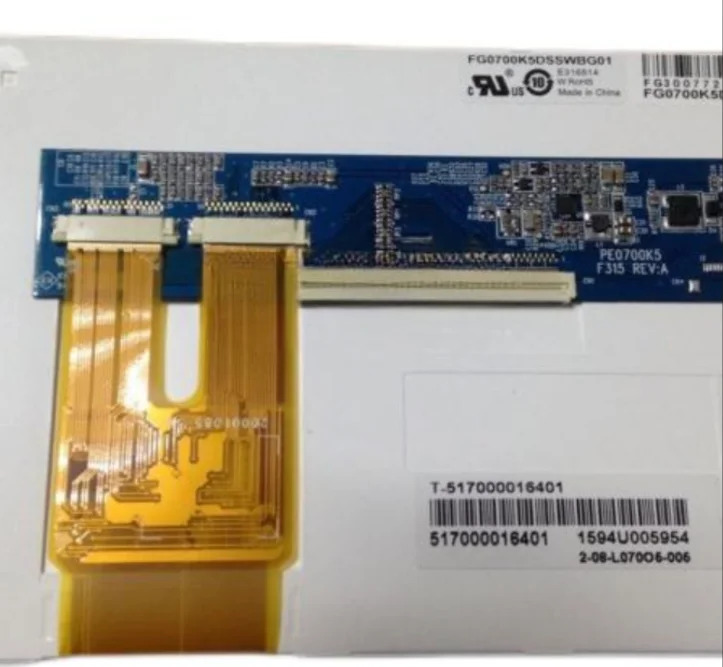 LCD 디스플레이 스크린 패널 FG0700K5DSSWBG01 PE0700K5 F315 T-517000016401 7 인치