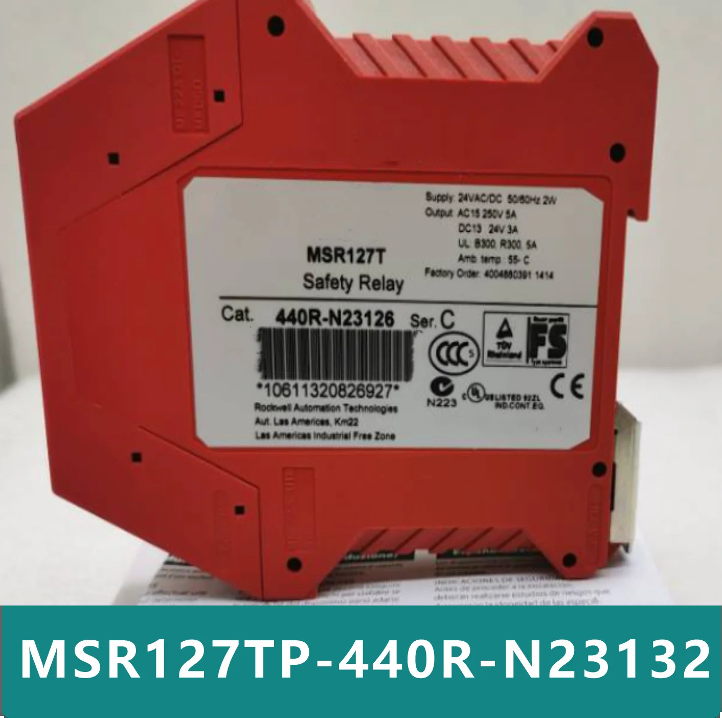 MSR127TP-440R-N23132 MSR127T 오리지널 안전 릴레이