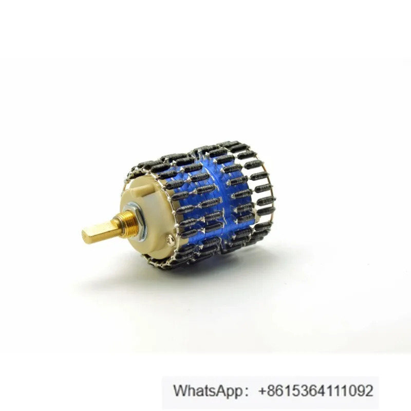 구리 샤프트 24단 2채널 Henkel L형 볼륨 전위차계