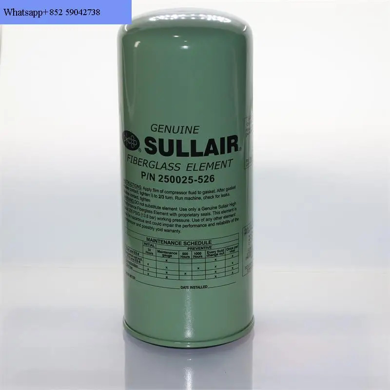 Sullair 에어 압축기 250025-525/526 250029-249 02250053-273 250019-453