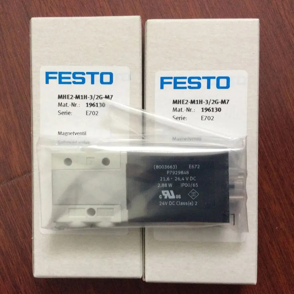 FESTO MHE2-M1H-3 2G-M7 196130 솔레노이드 밸브 신 1PC
