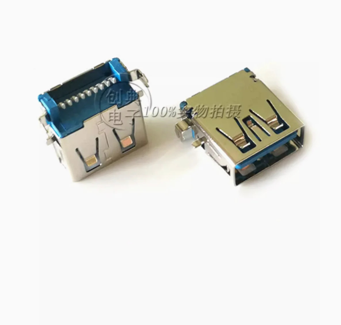 50pcs/USB 3.0 시트 9PinA 암 SMT 전면 플매트 카펫 러그 후면 스틱 직선형 자리 컬링 14.25L 싱크 플레이트 3.5H 소켓