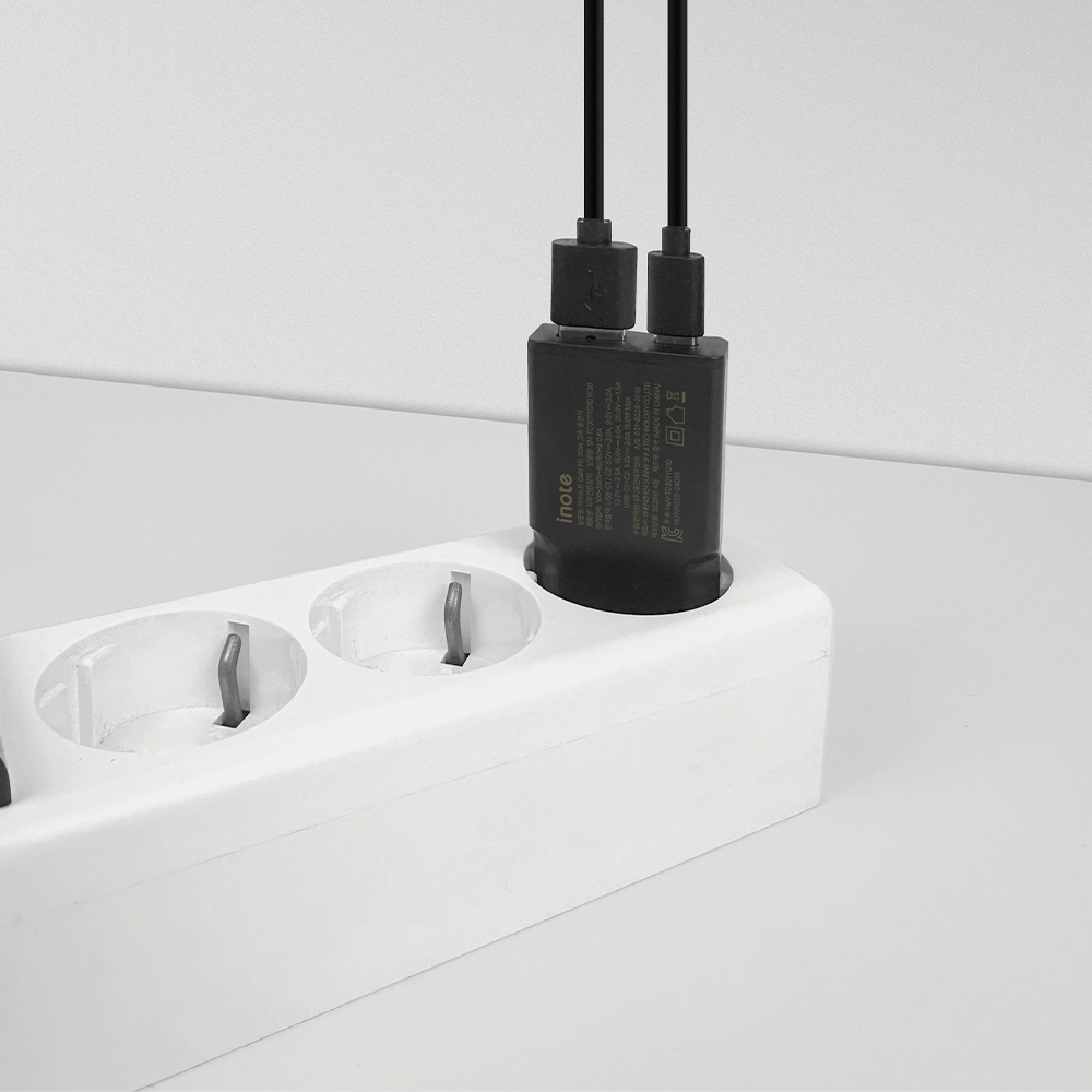 아이노트 30W GaN PD 초고속충전기 2포트 C타입 USB-A - 상세 이미지 4