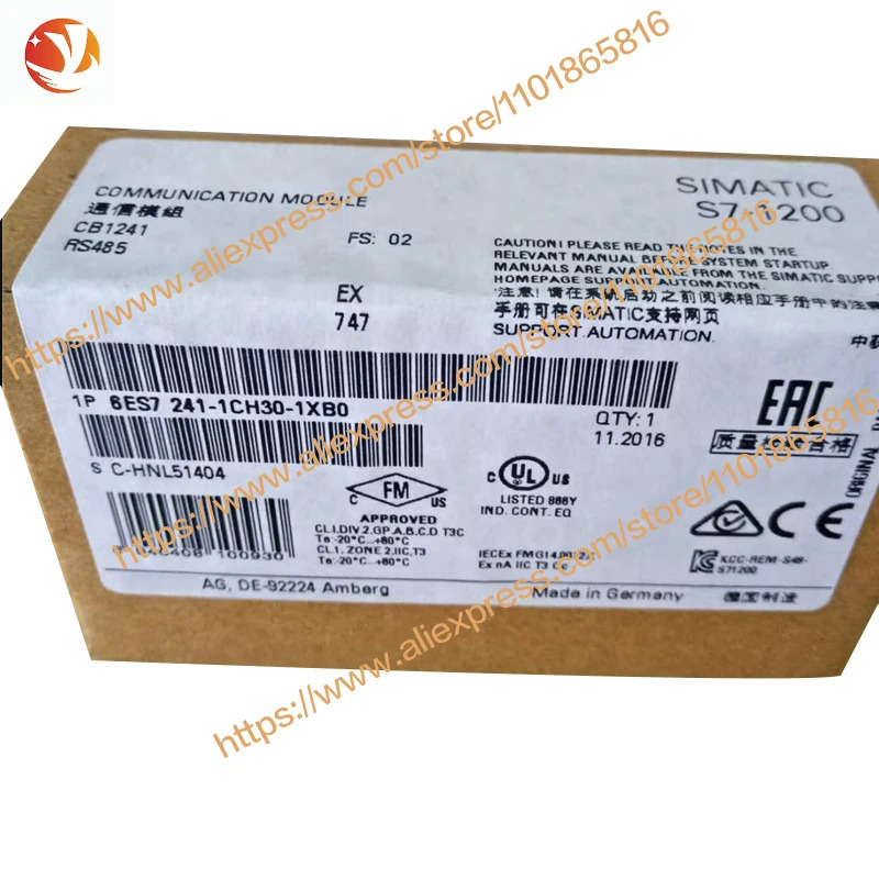 오리지널 6ES7231-4HA30-0XB0 6ES5710-8MA11 6SE6400-1PB00-0AA0 6ES7241-1CH30-1XB0 만