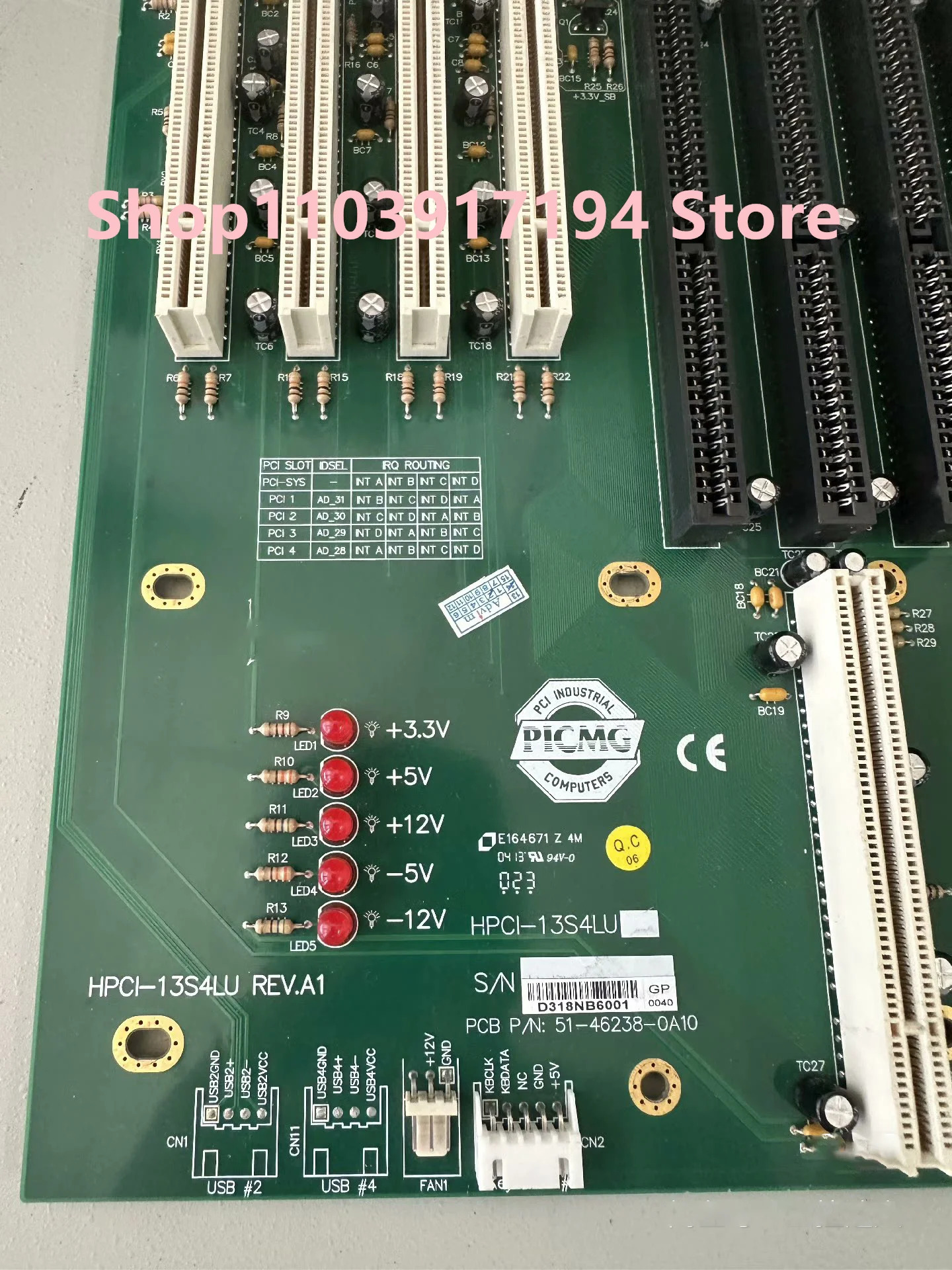 ADLINK hp호환CI-13S4LU REV.A1 산업컴퓨터 백플레인용