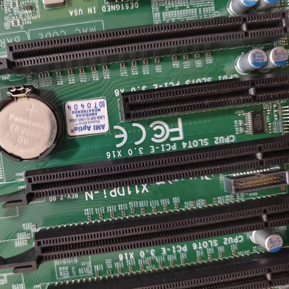 양방향 마더보드 C621 칩셋 LGA-3647 DDR4 2 PCI-E 3.0 X11DPi-N